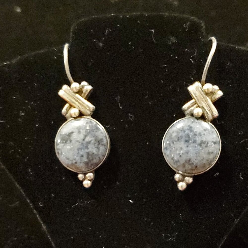 Source Unknown Silver and Gold Earrings